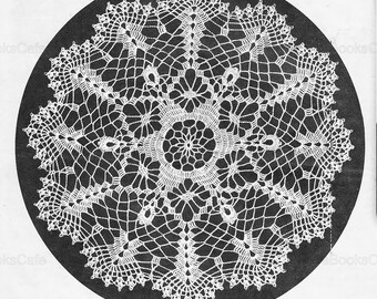 Crochet doily | Pineapple Parade | Crochet doily pattern  | Crochet lace pattern | Pineapple crochet pattern | Pdf file