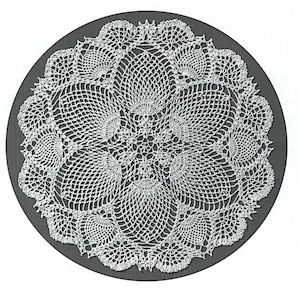 Crochet doily | Pineapple Parade | Crochet doily pattern | Crochet lace pattern | Pineapple crochet pattern | Pdf file