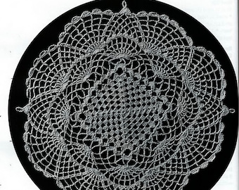 Crochet doily | Pineapple Parade | Crochet doily pattern | Crochet lace pattern | Pineapple crochet pattern | Pdf file
