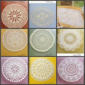 Yoko Suzuki laces Doilies crochet pattern Book japanese Crochet lace pattern Pdf file