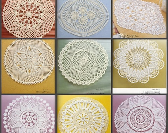 Yoko Suzuki laces Doilies crochet pattern Book japanese Crochet lace pattern Pdf file