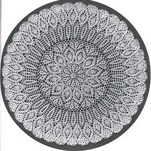 Crochet doily | Pineapple Parade | Crochet doily pattern | Crochet lace pattern | Pineapple crochet pattern | Pdf file