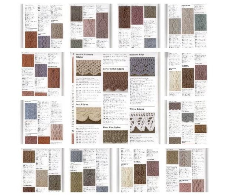 Knitting Pattern Ebook Kniit Stitches Knitting Ebook Etsy