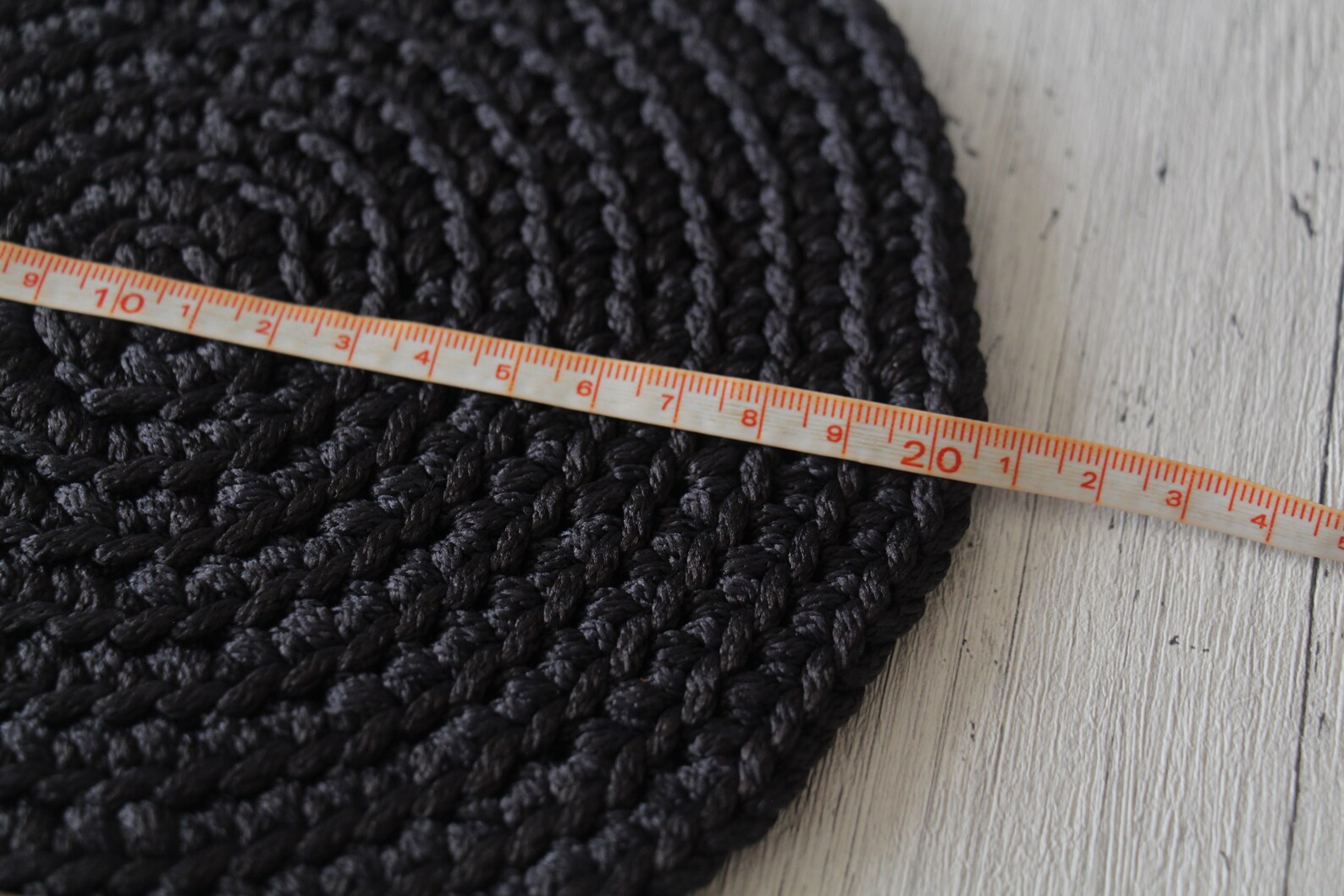 Manteles redondos grises Juego de 6 manteles de ganchillo | Etsy