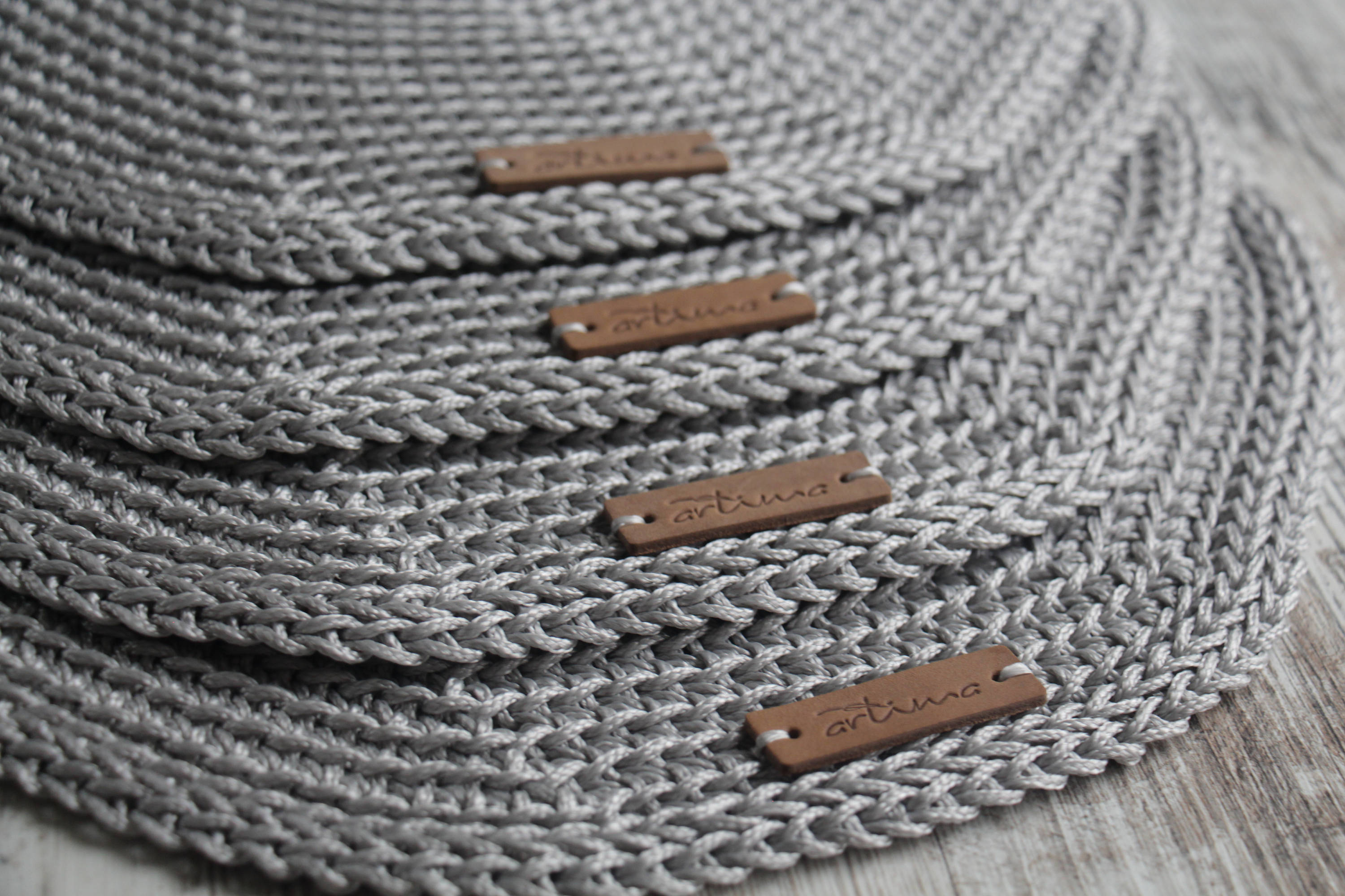 Crochet Silver Table Mats Round Table Mats Set of 4 Crochet Etsy