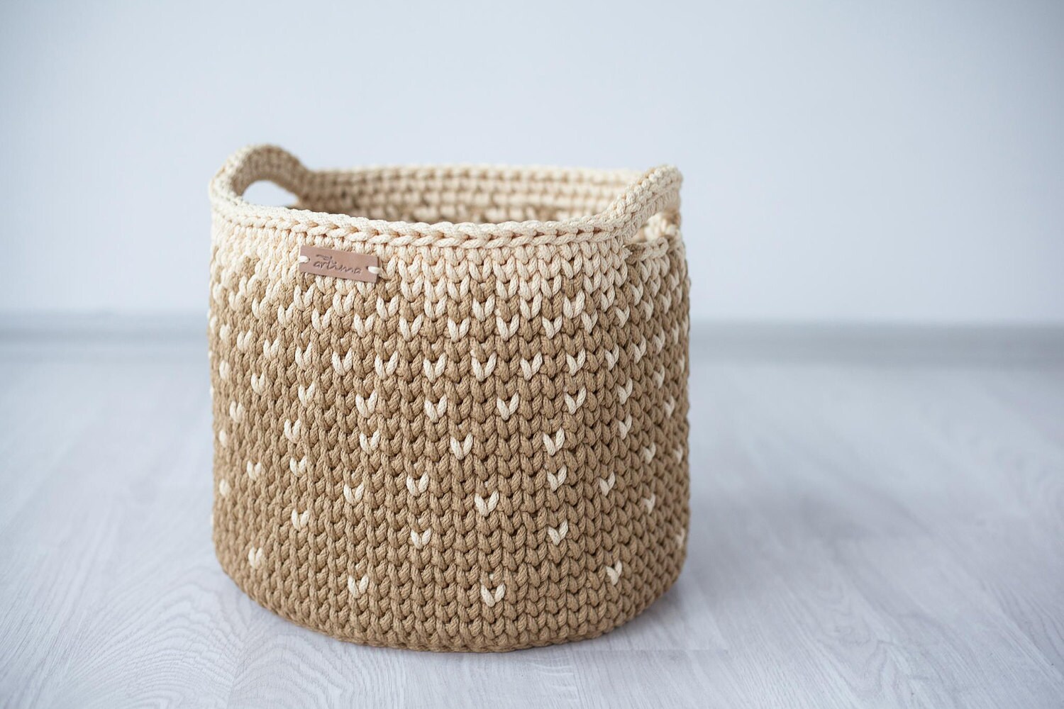 crochet laundry bag