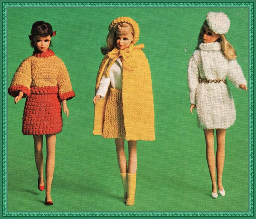 5 Knitting/crochet Patterns for Barbie Etsy