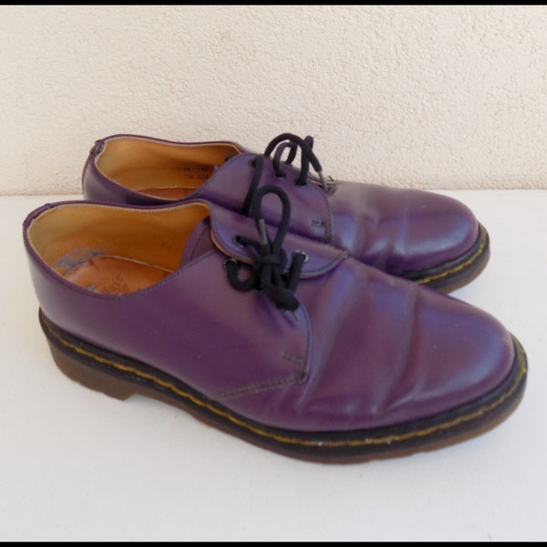 Vintage 90's Rare Purple Dr Martens Shoes