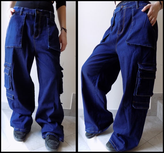 Pantaloni hardcore da skate rap hip hop stile Y2K Etsy Italia