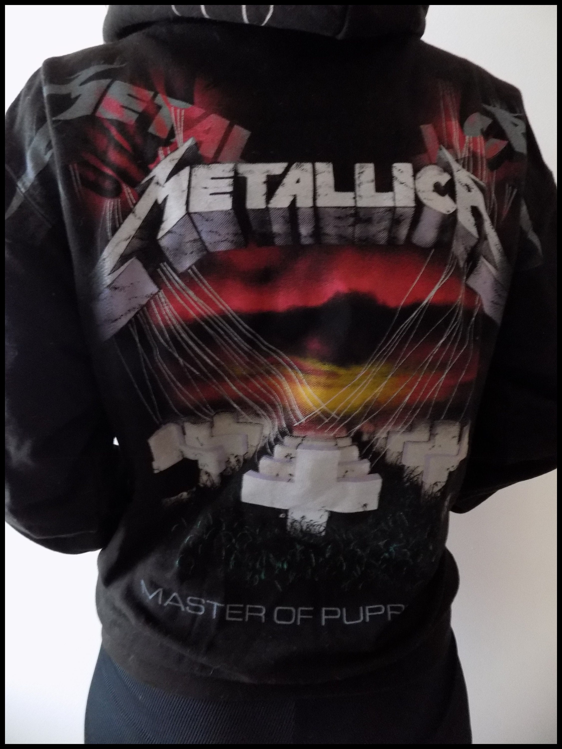 Vintage 90's Metallica Master of Puppets Hoodie - Etsy