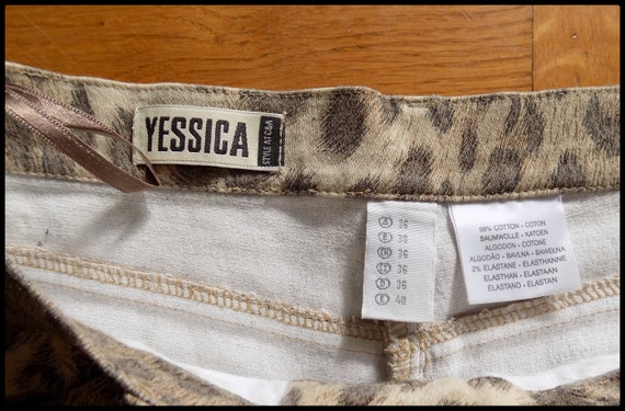 Vintage Yessica Animal Print Pants - Etsy