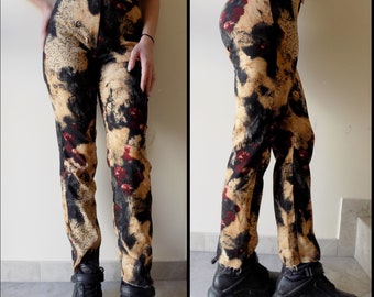 Vintage 90's High Waist Print Pants