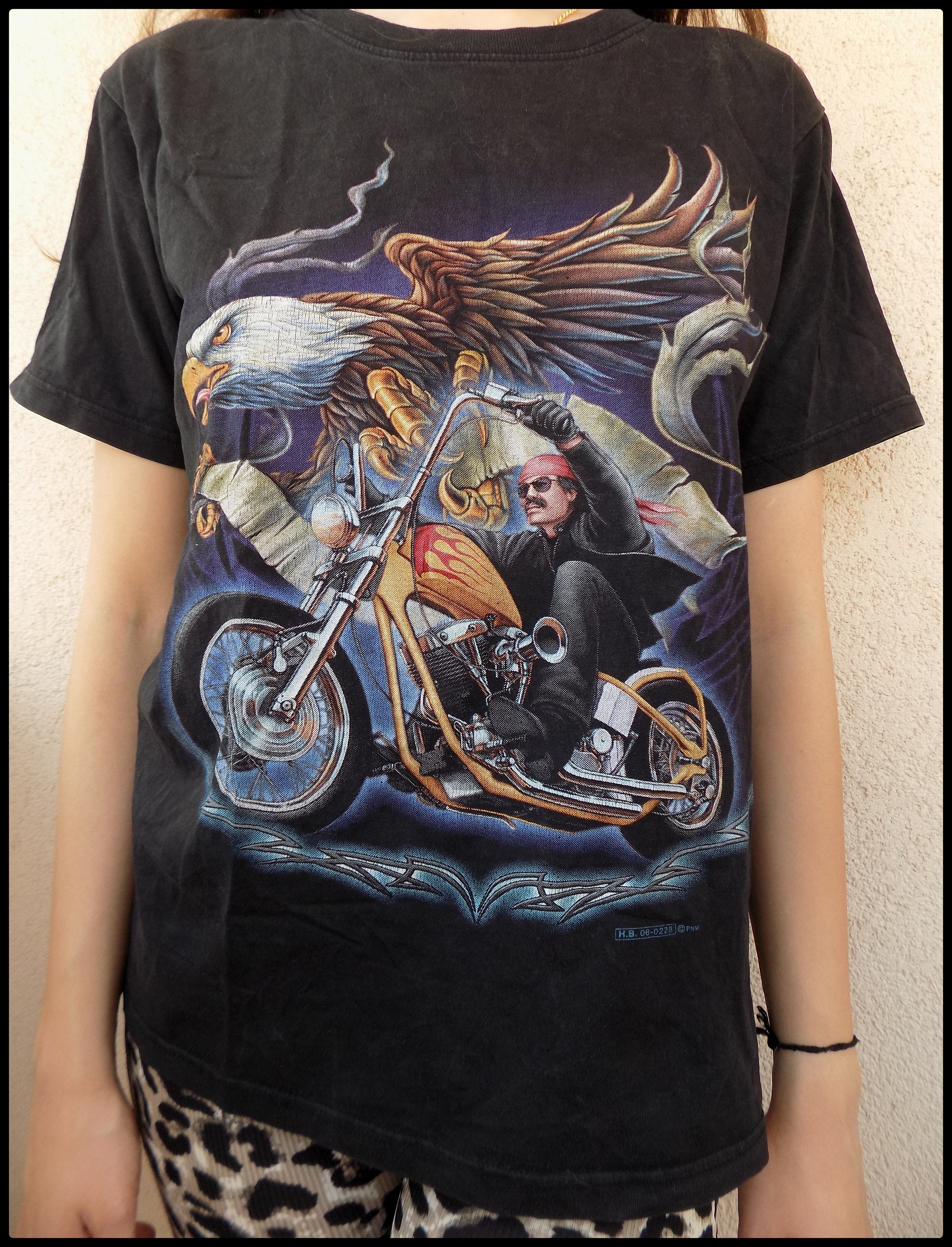 SUBCULTURE TWIN EAGLE T-SHIRT BLACK キムタク SUBCULTURE TWIN EAGLE T-SHIRT BLACK キムタク