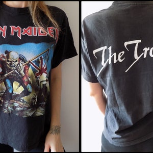 Vintage 00&#39;s Iron Maiden The Trooper T-shirt