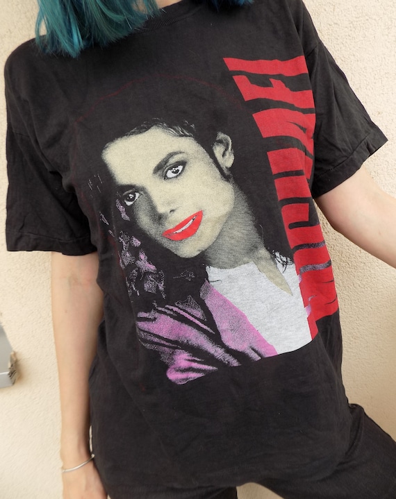 Michael Jackson Vintage 90s Tour T-Shirt - European Concerts - Single  Stitch Tee - 100% Cotton - Fits Like Small or Medium - Free Shipping