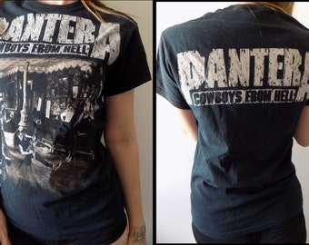 Y2K Pantera Cowboys From Hell T-shirt