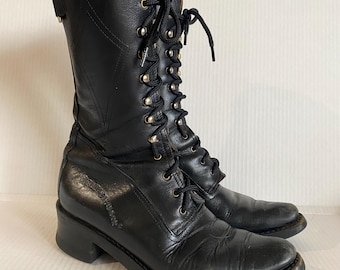 靴 90s new rock boot New Rock Planet Cybergoth Platform Boots Women's Black