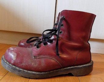 Vintage 90's Rare Burgundy/Dark Red Dr Martens Shoes