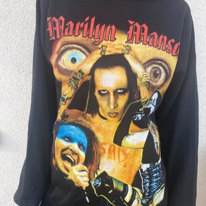Y2K Seltener Marilyn Manson Hoodie