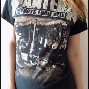 Y2K Pantera Cowboys From Hell T-shirt