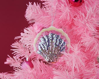 Luxury Scallop Limited Edition Sequin Hanging Ornament