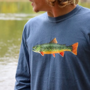Brook Trout Shirt - Etsy