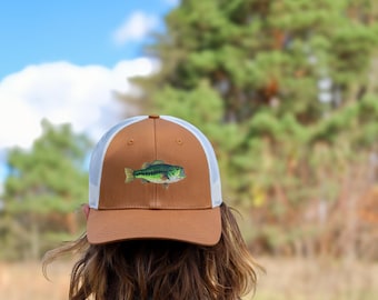 Bass Hat Largemouth Bass Hat Fish Hat Fishing Gifts Hat - Main Image