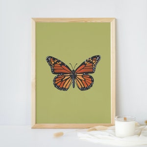 Monarch Print | Monarch Artwork | Monarch Butterfly | Wall Art | Wall ...