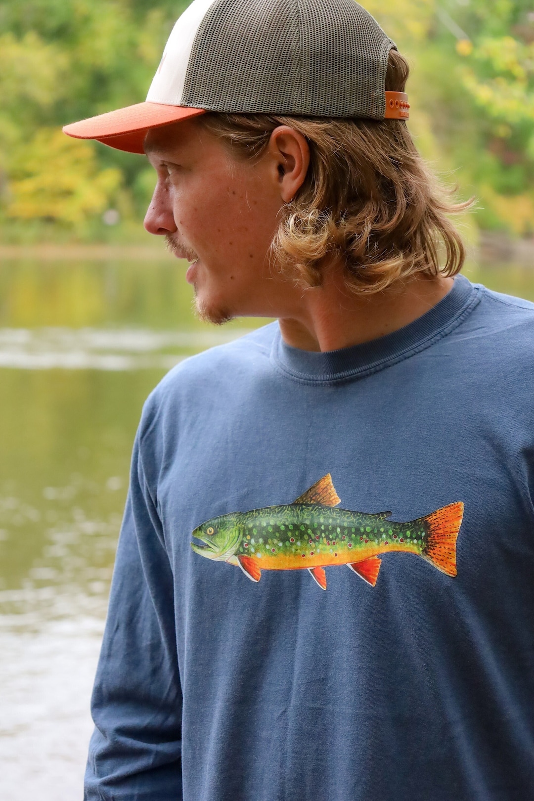【完美品】24ss The Brook Trout S/S TEE Size:M Brook Trout Tee – Sam Barber