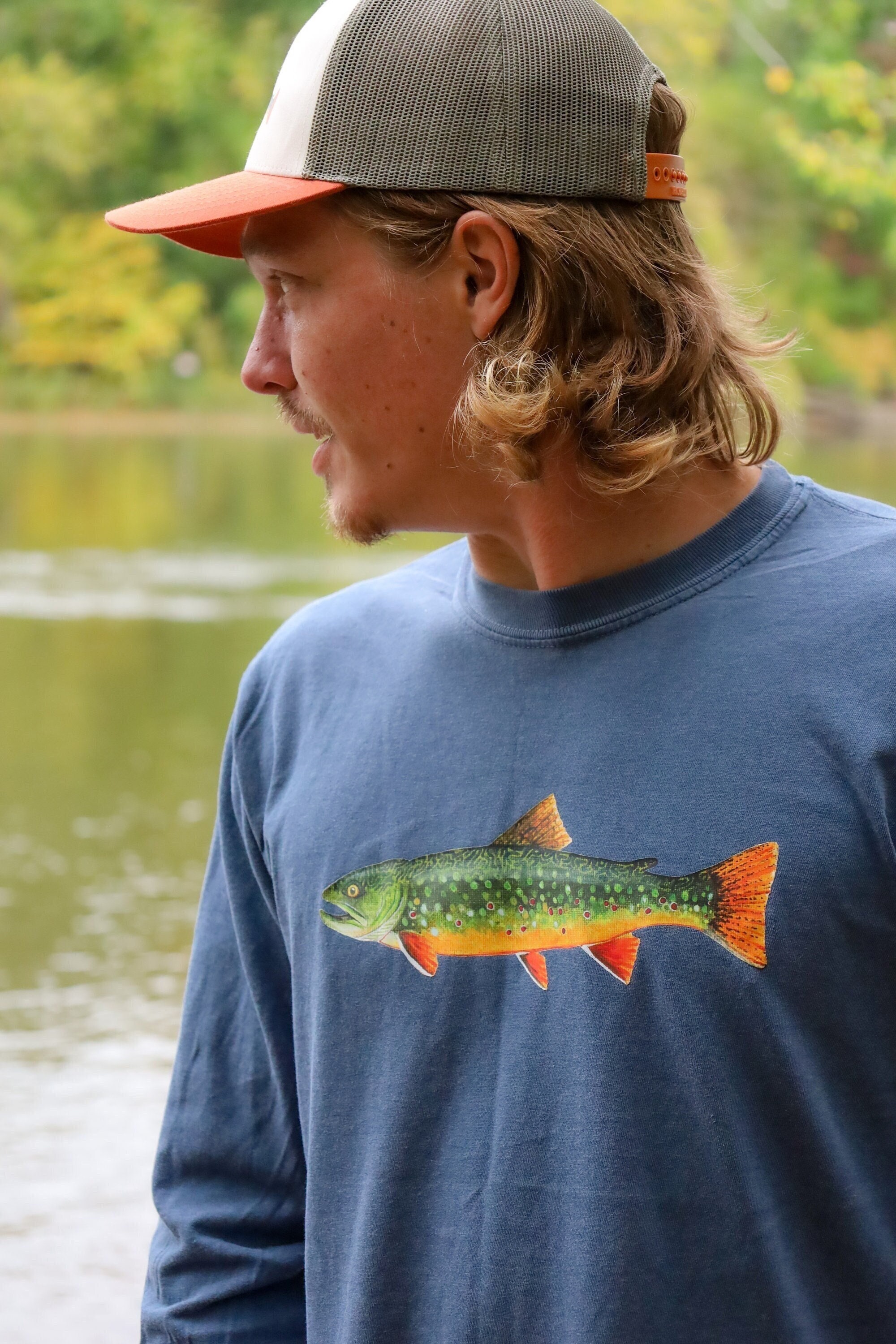 Brook Trout Shirt | Trout T-shirt | Trout Shirt | Fly Fishing Gift | Trout Art | Fishing Shirt | Trout Fishing | Fishing Gift Gifts for Men