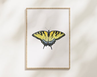 Tiger Swallowtail Print | Tiger Swallowtail Butterfly | Wall Art | Wall Décor | 8x10 Print | Nature Wall Art | Wildlife Wall Art | Prints
