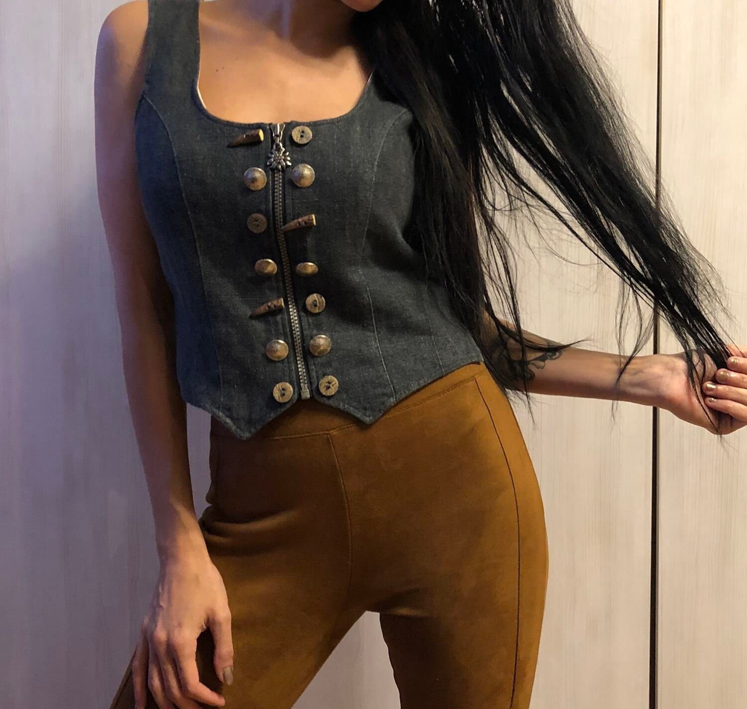 dirndl blouse corset