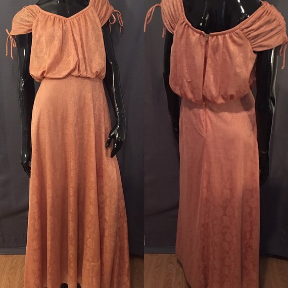 1930s / 1940s Floor Length Vintage Gown - Dusty Ro