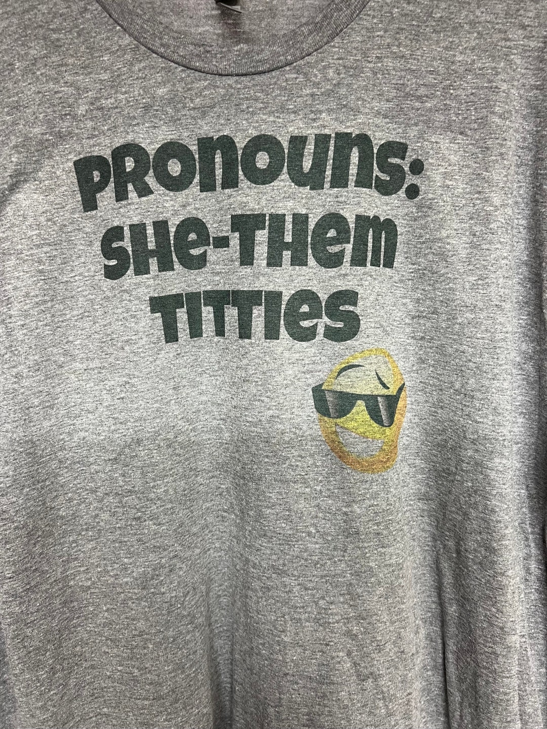 Funny Pronouns Men T-shirt Sublimation Print She Them - Etsy