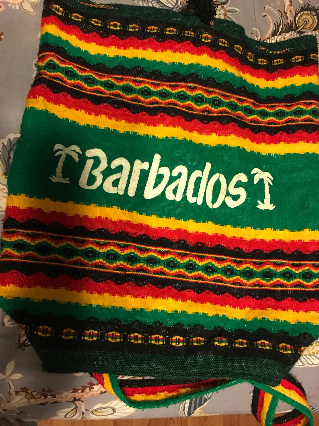 Barbados Fanny Backpack Rasta - Etsy