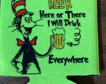 Dr Seuss cozie coozies drink cooler can holder beer saver