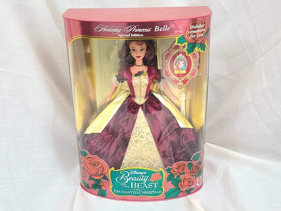Mint Condition Sealed Display Box Disneys Beauty and the Beast Enchanted Christmas Holiday Princess Belle Special Limited Edition Ornament Etsy