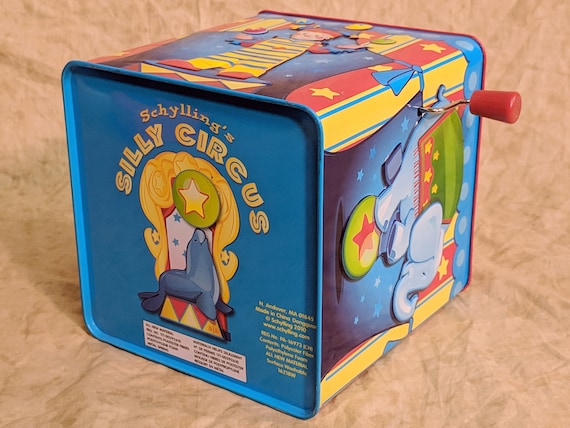 Classic Silly Circus Clown Jack in the Box Musical Pop up