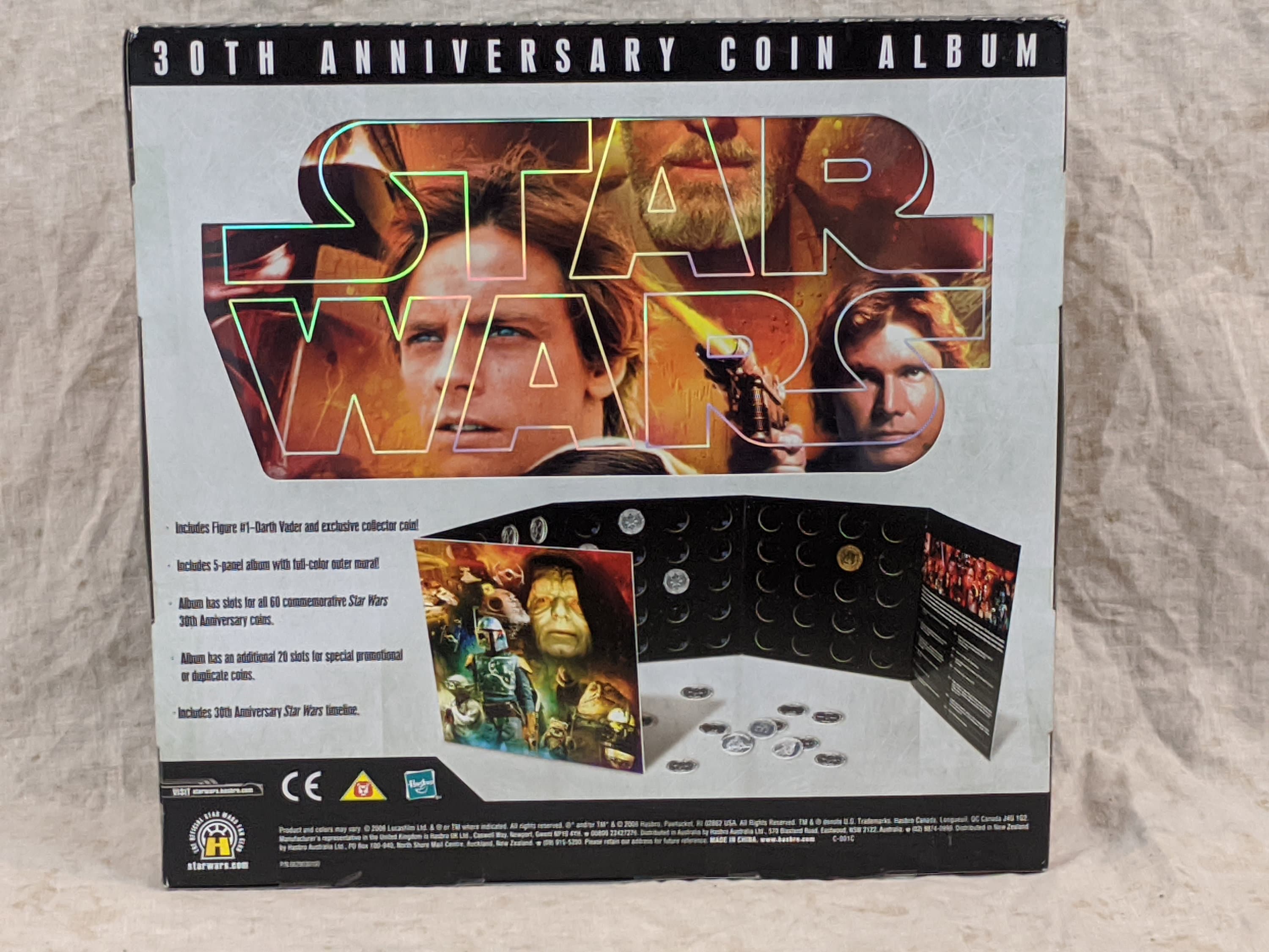 Star wars 30th anniversary coin album outlet