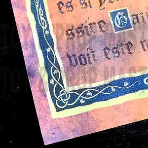 Indiana Jones Last Crusade Holy Grail Knight's Bible Book Illuminated ...