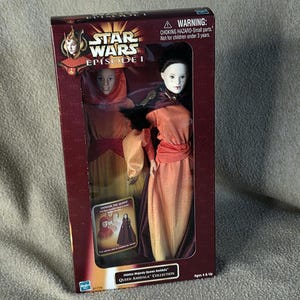 Rare MIB 1998 Queen Amidala Hidden Majesty 12” Collector Doll Star Wars Episode I Phantom Menace TPM Action Figure Vintage Collection Padme