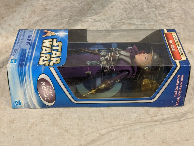Star Wars Episode II Shape Shifter Zam Wessel 12 Inch Action Figure Star Wars Episode II Shape Shifter Zam Wessel 12 Inch Action Figure