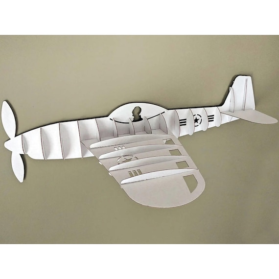 Retro Laser Cut 3D Cardboard Wall Decor Unique Sculpture