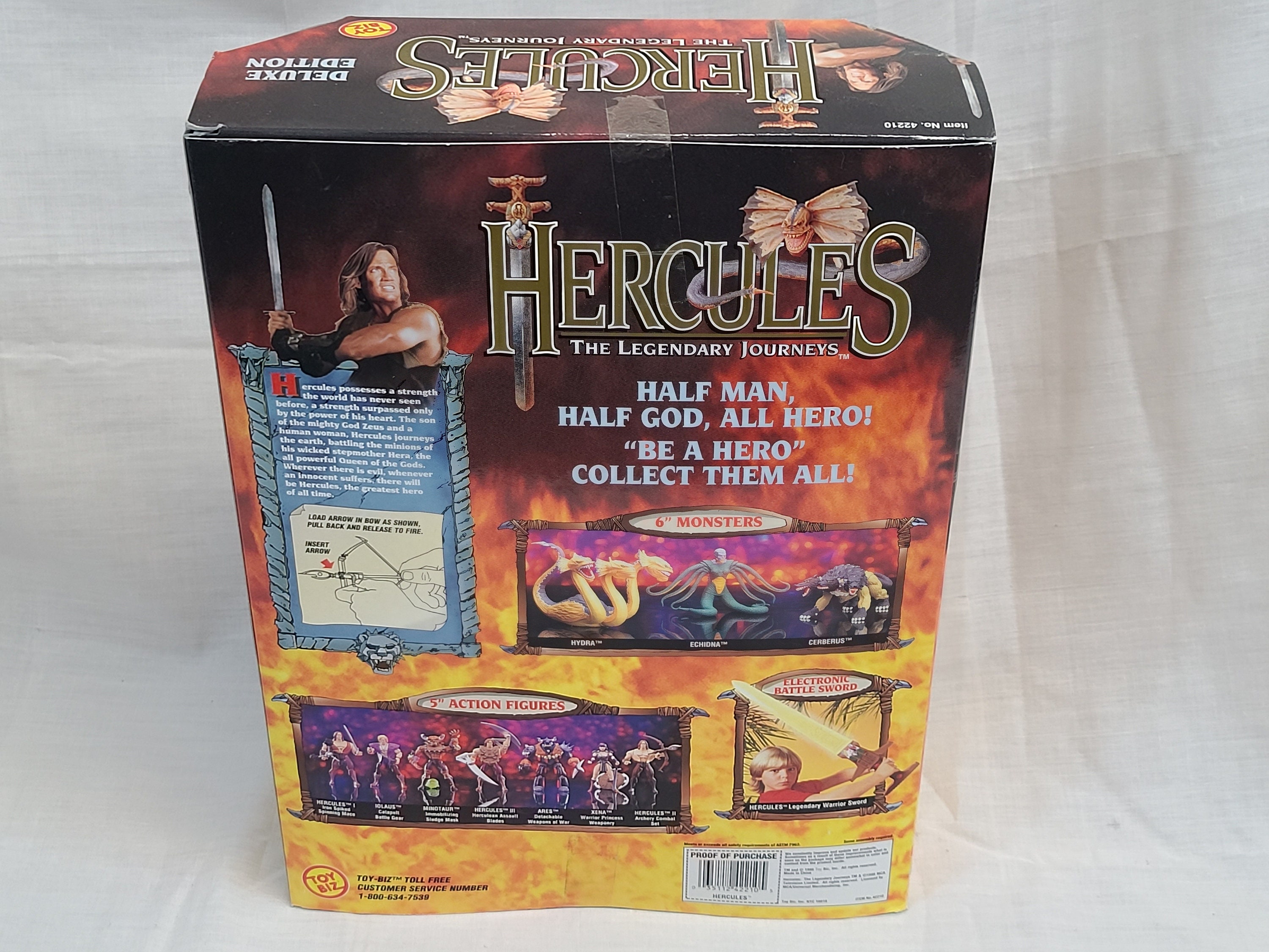 MINT Condition Hercules the Legendary Journeys Greek Warrior Hero