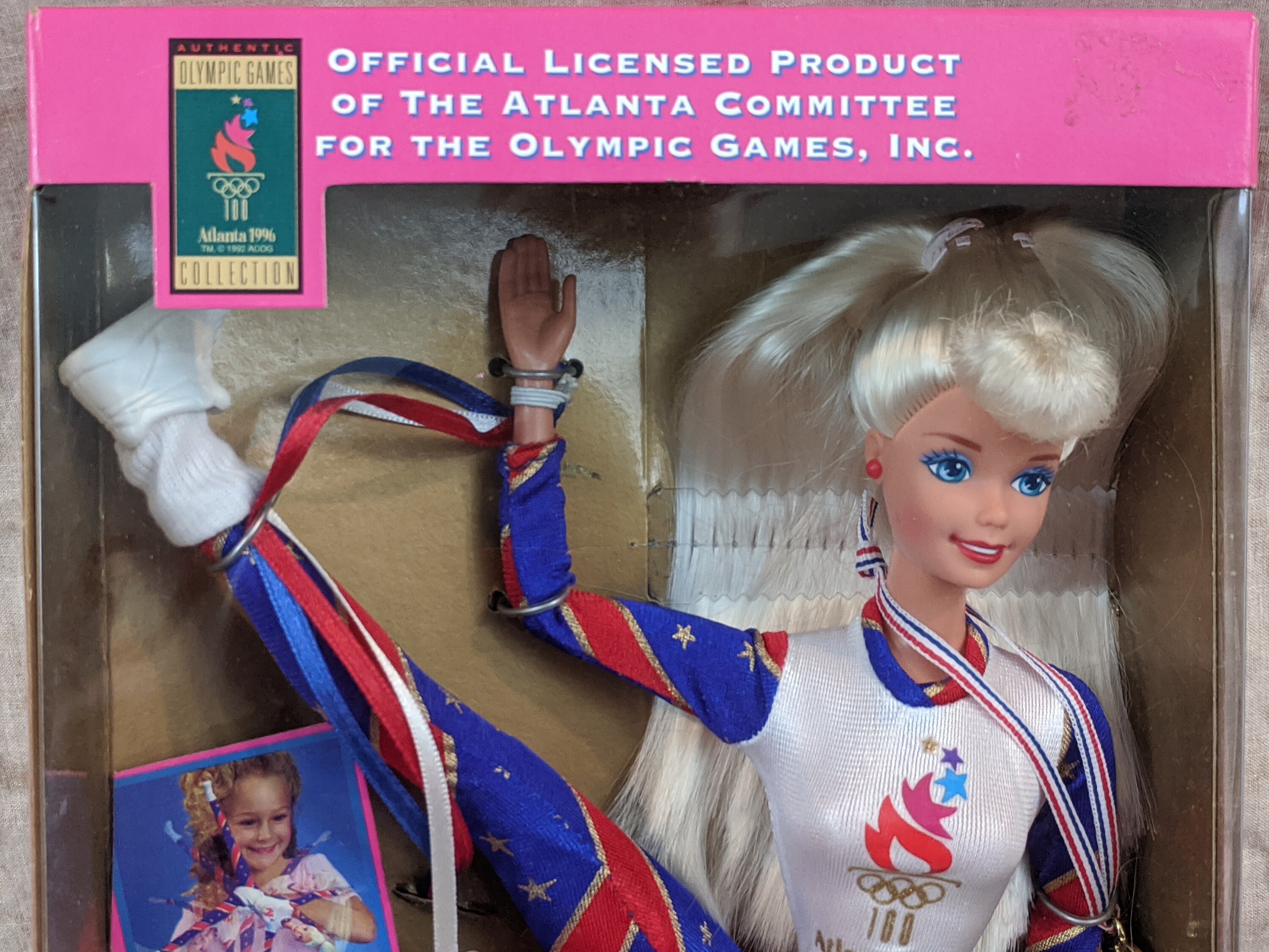 MINT 1996 Summer Olympic Games Champion Gymnast Barbie