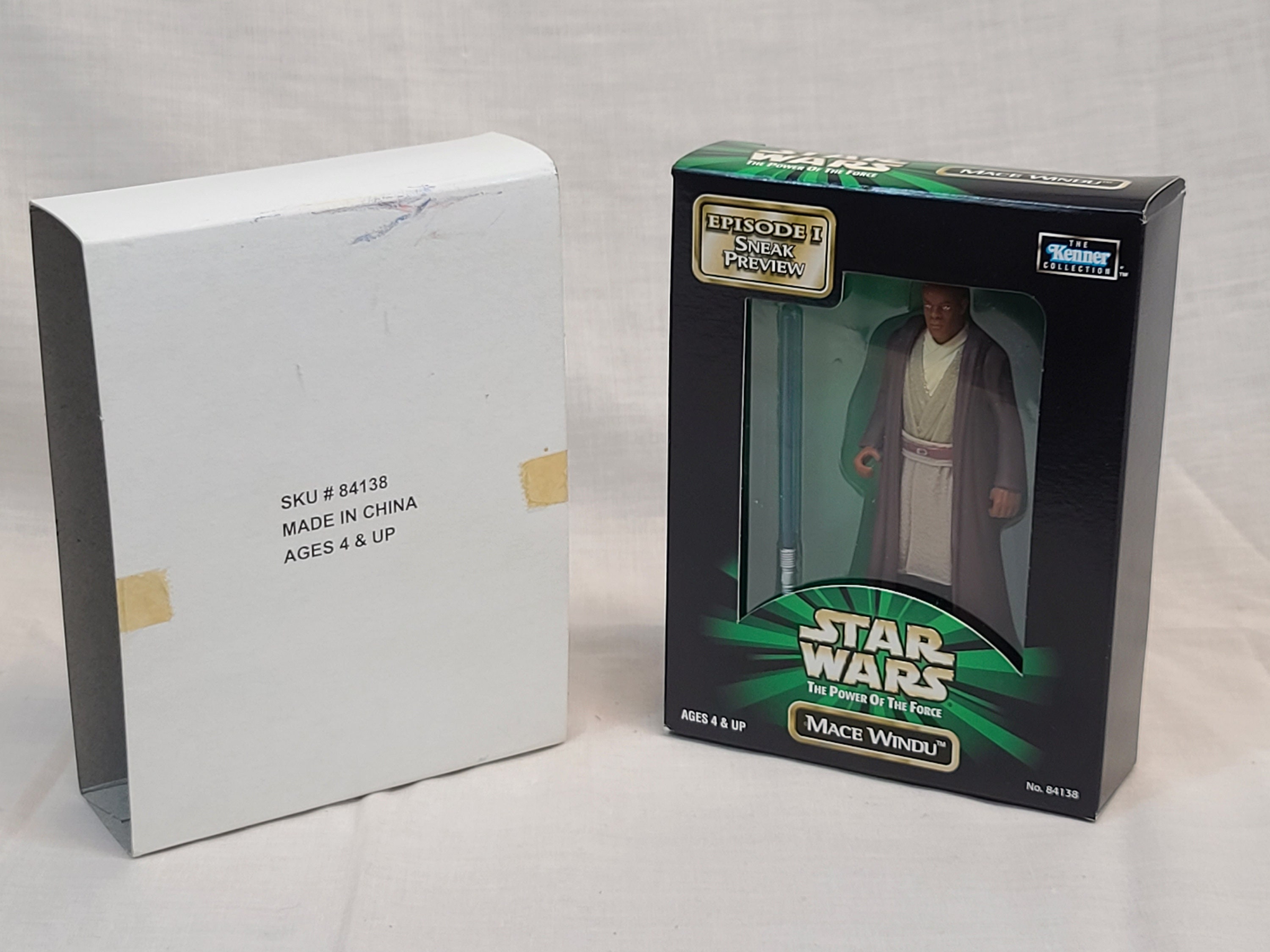 MINT in Box Star Wars Episode I Mail Away Action Figure Jedi Council Master Mace Windu Sneak Preview Galactic Republic Samuel L Jackson POTF Etsy