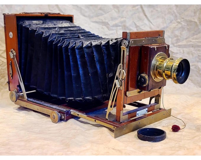 VERY RARE 1886 Imperial Perfecta Museum Display Piece Historical Wood ...