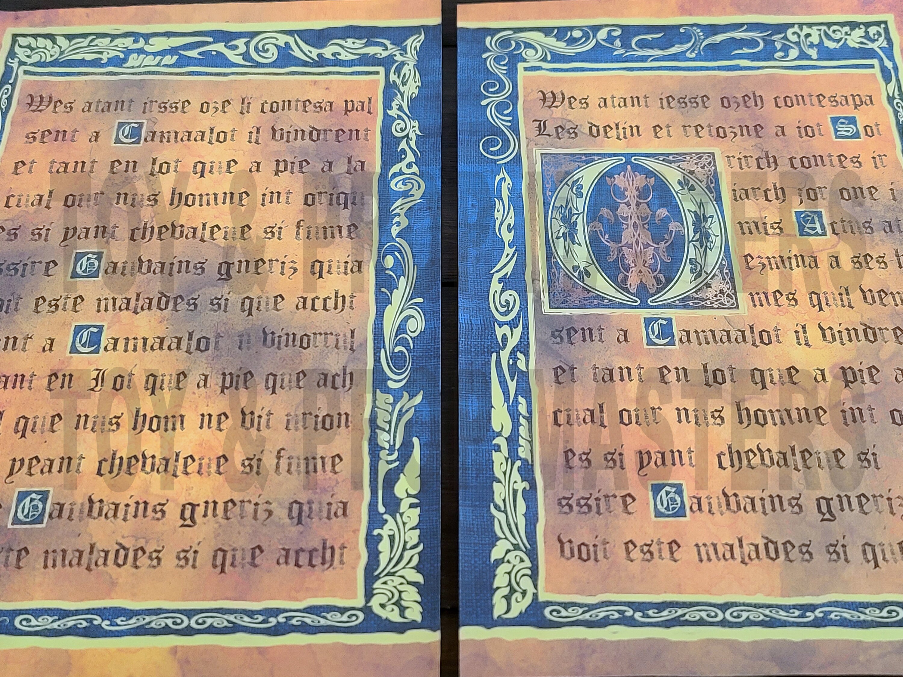 Indiana Jones Last Crusade Holy Grail Knight's Bible Book Illuminated ...