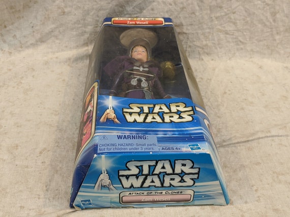 Star Wars Episode II Shape Shifter Zam Wessel 12” Inch