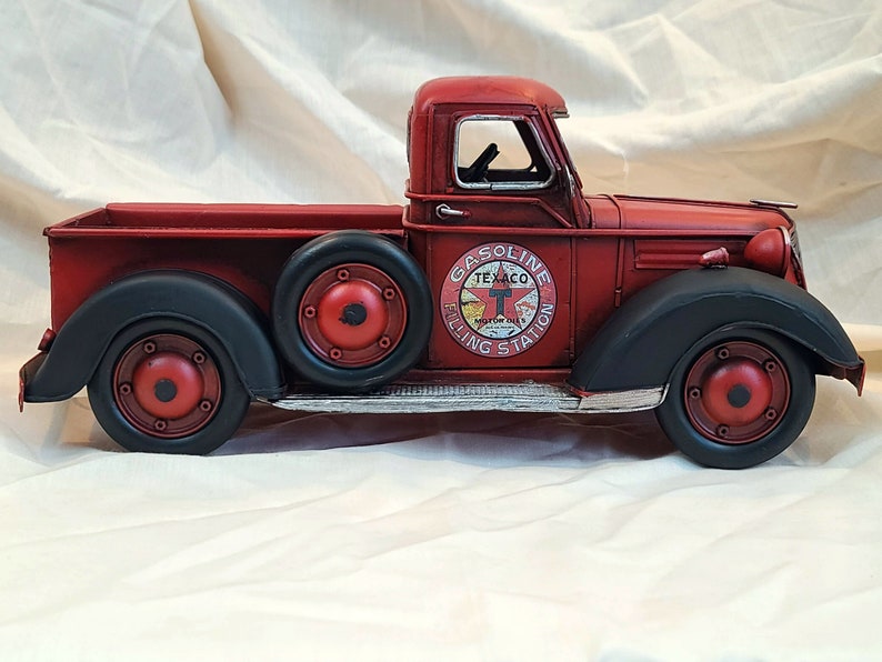 1930's TEXACO Service Metal Tin Toy Pickup Truck Old - Etsy